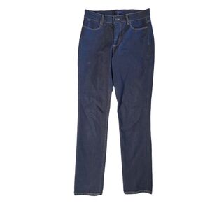 Talbots Women's Dark Blue Denim‎ Stretch Straight Leg Jeans 8P